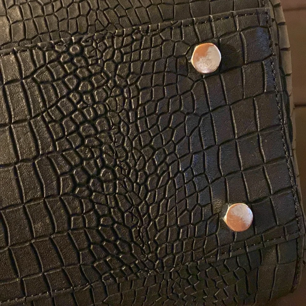 Rebecca minkoff large mock croc perry satchel